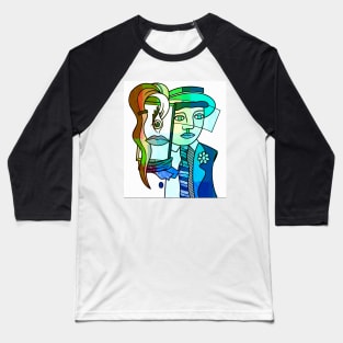 portrait cubism Baseball T-Shirt